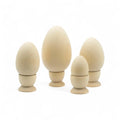 Wooden Eggs and Egg Cups - Baltic Woodcrafts