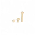 mushroom axle pegs in 6 x 30 mm, 6 x 9 mm and 6 x 4 mm