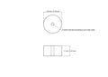 20 x 11 mm medinio cilindro techninis brėžinys