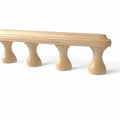 23 mm viimistlemata puidust mööbel rail spindle installed as railing bar