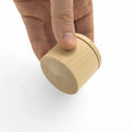 50 x 42 mm väike treitud puidust karbid koos fitted lid