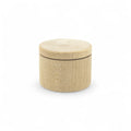 50 x 37 mm väike treitud puidust karbid koos fitted lid