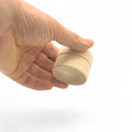 50 x 37 mm gedrechselte Holzdosen mit fitted cover