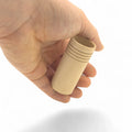 30 x 65 mm turned wooden cylindrical container