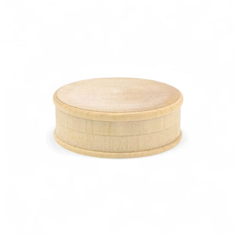 61 x 21 mm treitud ümar puidust karp