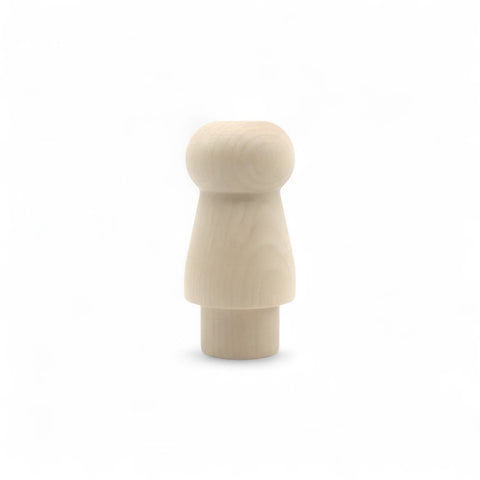 51 mm gedrechseltes Holz Möbelknopf