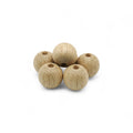 10 mm Holzperlen aus Weißeiche