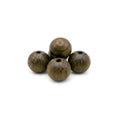 12 mm black oak wood beads