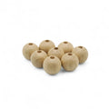 8 mm White Oak Wood Beads