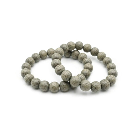 Bracelets made from Bog Oak Wood Beads