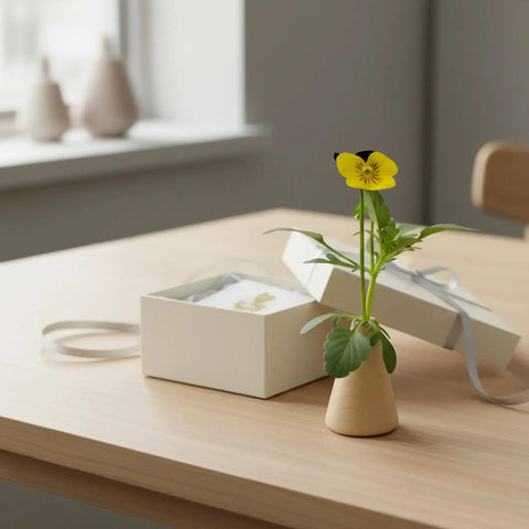 30 x 60 mm treitud puidust koonused kasutatud kui Dekoratiivne mini flower vase