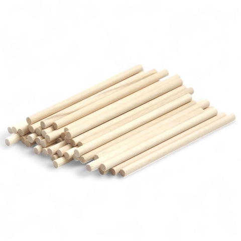 gedrechseltes Holz Holzstäbe