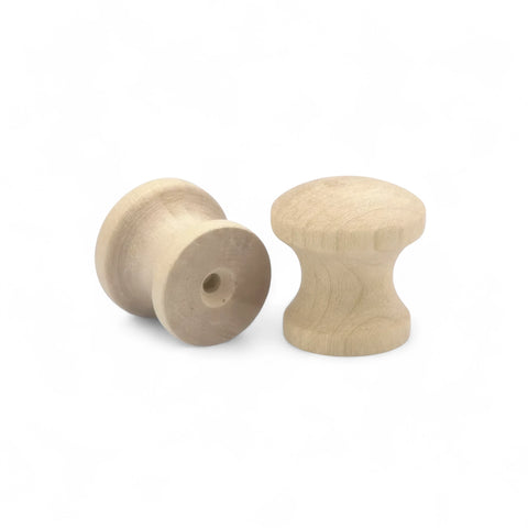21 mm hourglass gedrechseltes Holz cabinet Knöpfe