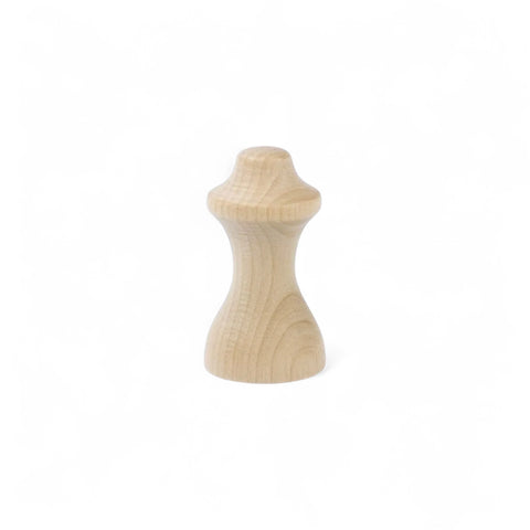 44 mm treitud puidust spindle style mööblinupp