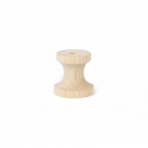 21 mm gedrechseltes Holz Möbelknopf