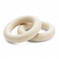 45 mm wooden craft toss rings