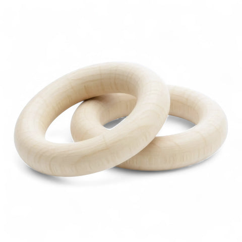 45 mm wooden craft toss rings