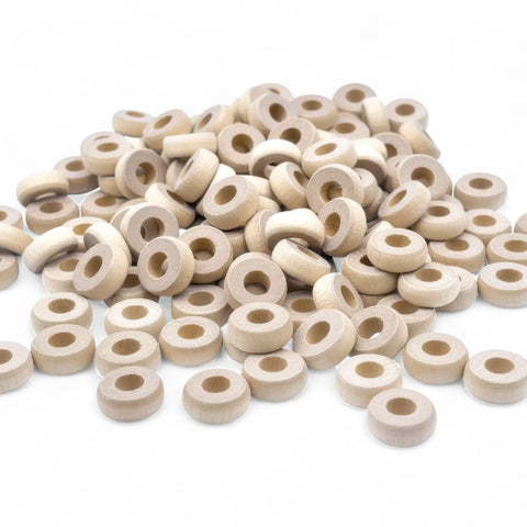 18 mm puidust donut spacer rõngad