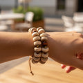 18 mm puidust donut spacer rõngad kasutatud kui bracelet pärlid